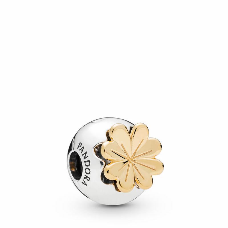 Pandora Australia Shine™ Shining Clover Charm - Sterling Silver | RFWDIG403